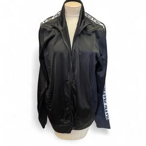Fila black windbreaker jacket with